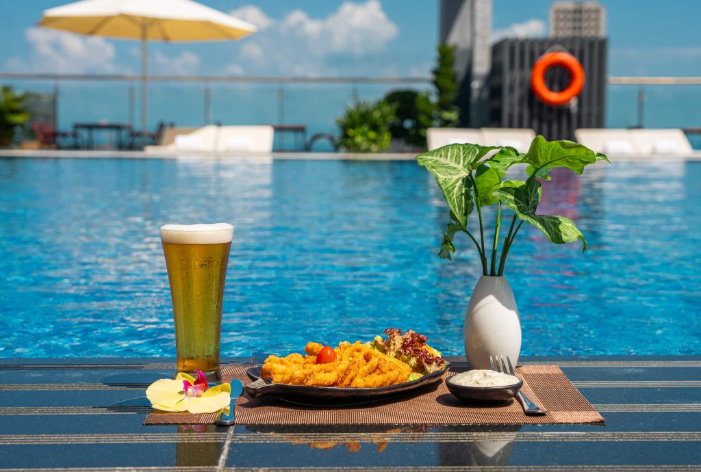 Beer By The Pool | Legend Hotel & Resort Sihanoukville Cambodia