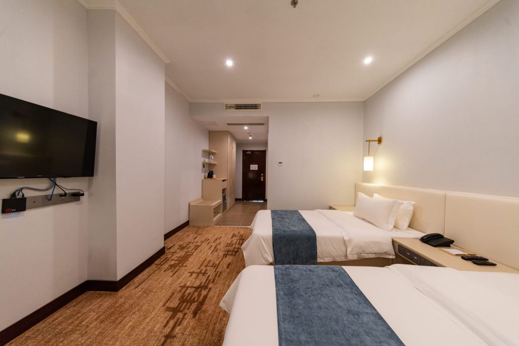 Legend Hotel & Resort Sihanoukville Superior Twin room with two comfortable single beds, Cambodia.